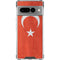 Turkish Flag Distressed Google Pixel 7 Pro Clear Case